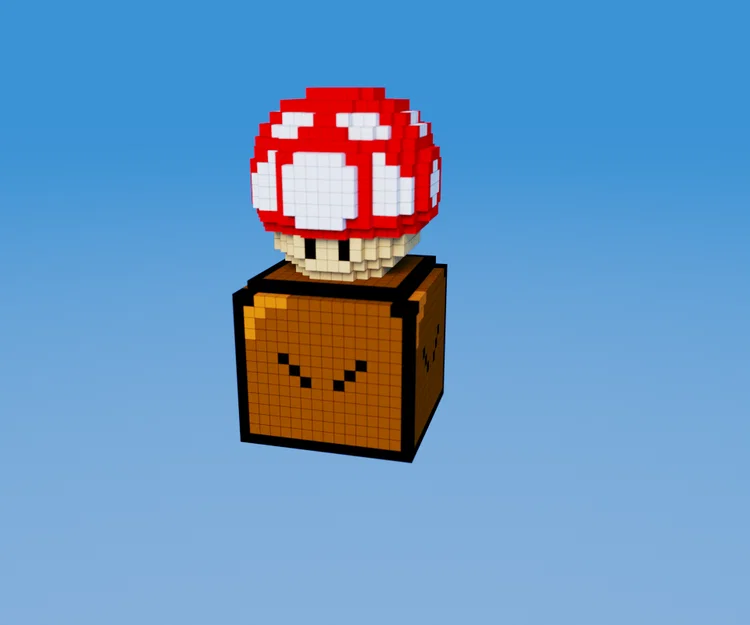 Nút bàn phím cơ (keycap) 8-bit Mario Mushroom độc đáo cho Cherry MX - Image 1