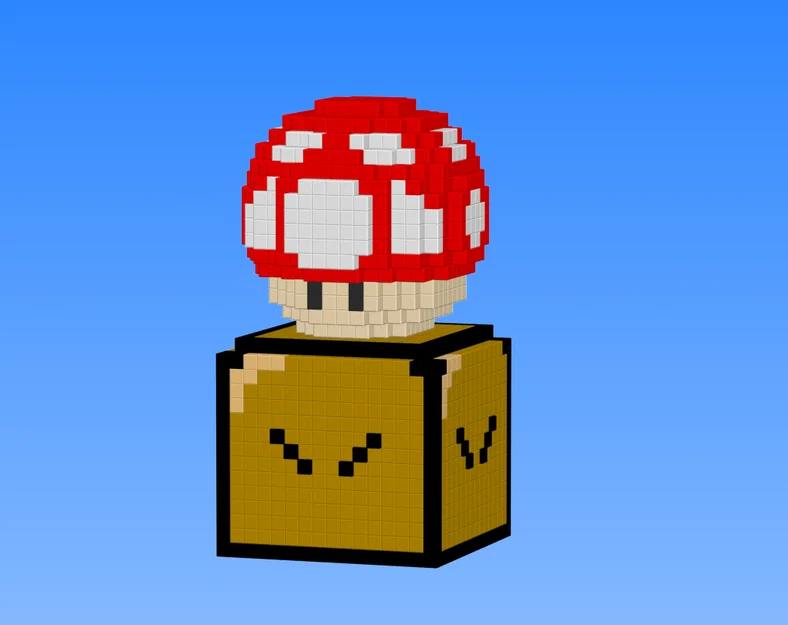 Nút bàn phím cơ (keycap) 8-bit Mario Mushroom độc đáo cho Cherry MX - Image 2
