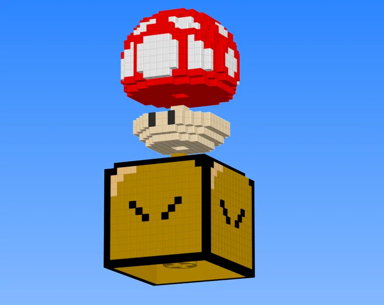 Nút bàn phím cơ (keycap) 8-bit Mario Mushroom độc đáo cho Cherry MX - Image 3