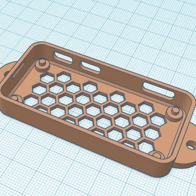 Vỏ case Raspberry Pi Zero 2 W thiết kế dạng lưới tản nhiệt