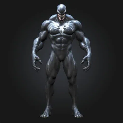 Mô hình 3D Venom Marvel sắc nét - Tự in tại nhà cực đẹp - Image 1