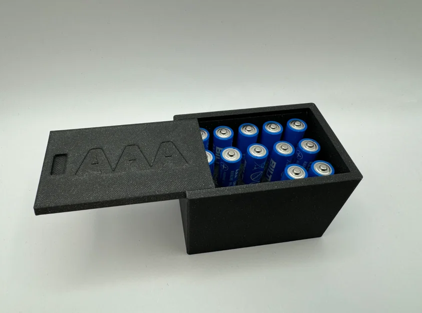 Hộp đựng pin nắp trượt (Sliding lid battery storage boxes) - Image 4