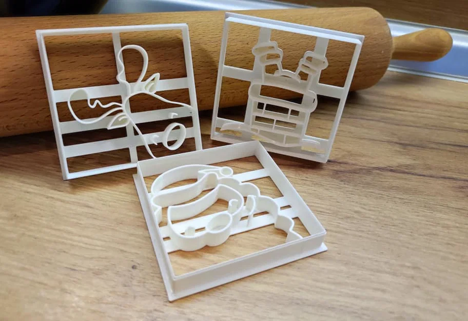 Bộ khuôn cắt bánh quy Giáng sinh 3D - Dễ in, dễ làm - Image 3