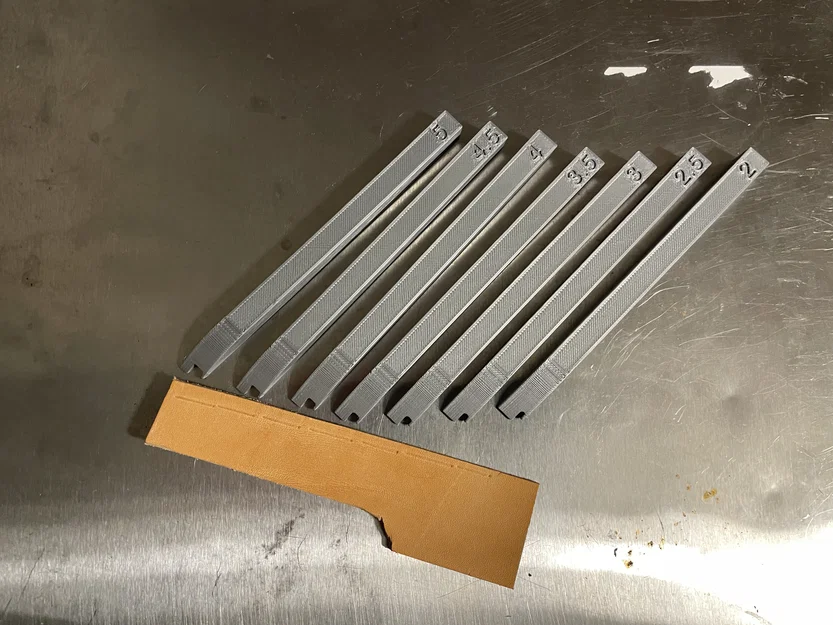 Dụng cụ đánh dấu đường chỉ may da (Leather stitching marker) - Image 5