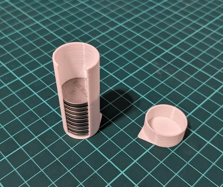 Giá đỡ pin cúc áo CR2032 thông minh - Phụ kiện lưu trữ 3D - Image 1
