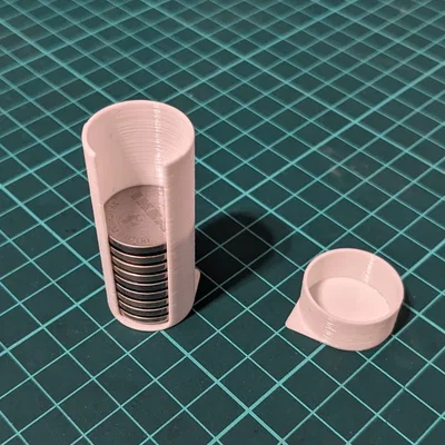Giá đỡ pin cúc áo CR2032 thông minh - Phụ kiện lưu trữ 3D