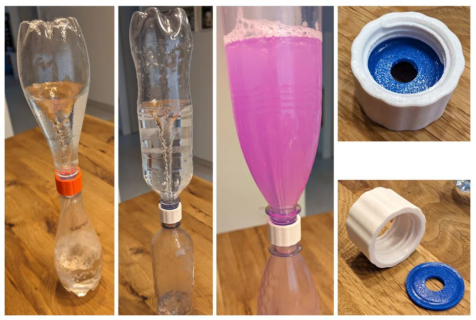 Đầu nối chai tạo Swirl/Vortex/Tornado trong chai - Image 1