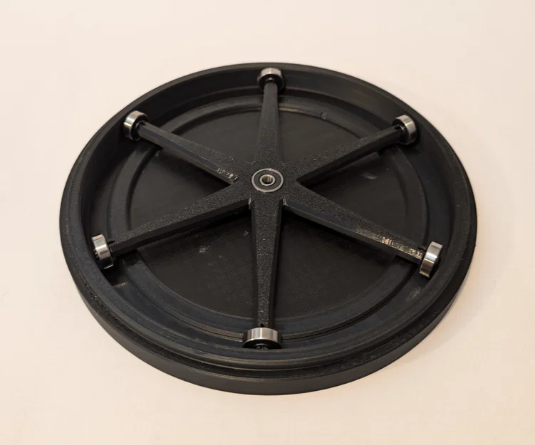 Turntable thủ công cho 3D Scan (200mm, xoay mượt chính xác) - Image 4