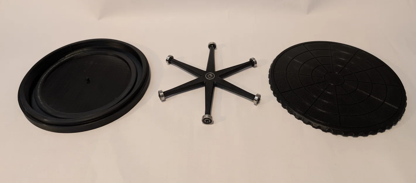 Turntable thủ công cho 3D Scan (200mm, xoay mượt chính xác) - Image 6