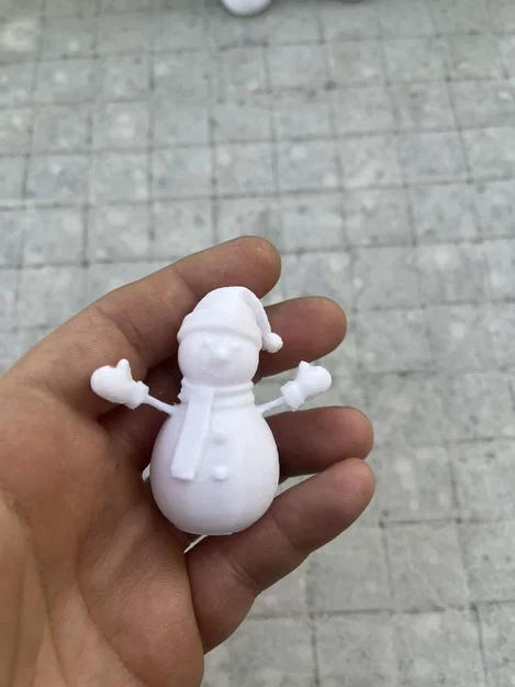 Người tuyết có găng tay và mũ - Image 2