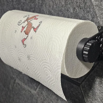 Giá treo khăn giấy 3D tiện lợi cho nhà bếp