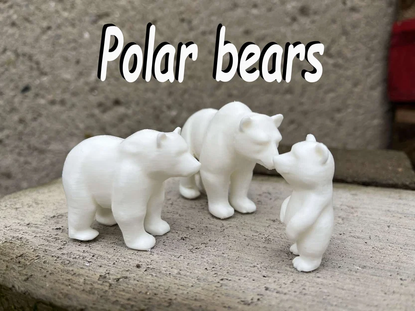 Gia đình Gấu Bắc Cực (Polar bears family) - Image 1