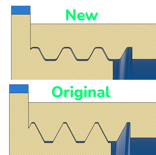 Tạ spool cho Bambulab AMS / spool Redline Filament (ren chỉnh sửa) - Image 3