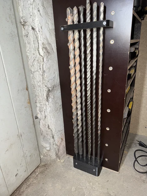 Giá treo mũi khoan SDS Plus 3D - Giải pháp sắp xếp xưởng chuyên nghiệp - Image 1