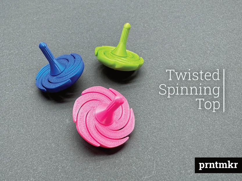 Con quay xoắn Twisted Spinning Top - Quay gần như mãi - Image 1