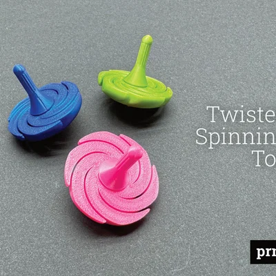 Con quay xoắn Twisted Spinning Top - Quay gần như mãi