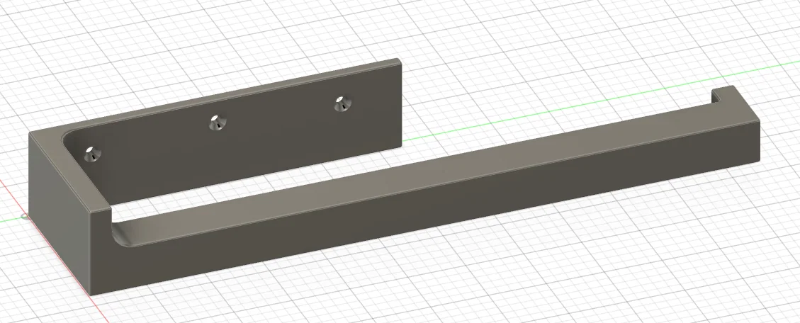 Giá treo khăn giấy 3D thiết kế gắn tường tiện dụng - Image 1