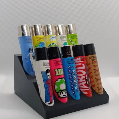 Kệ đỡ Clipper stand (kệ trưng bày bật lửa Clipper)