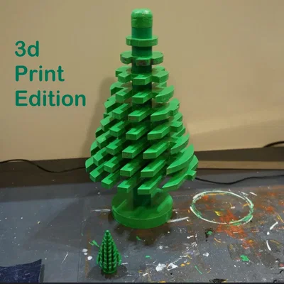 Cây thông Noel LEGO khổ lớn (bản cho máy in 3D)