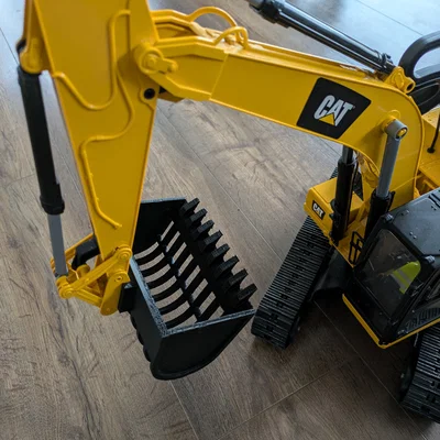 Gàu sàng extra-wide cho Bruder CAT Excavator (02483)
