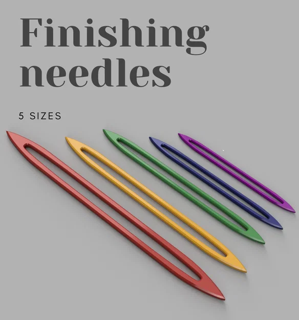 Bộ 5 cây kim khâu len (Finishing needles) đa năng cho người đam mê móc - Image 1