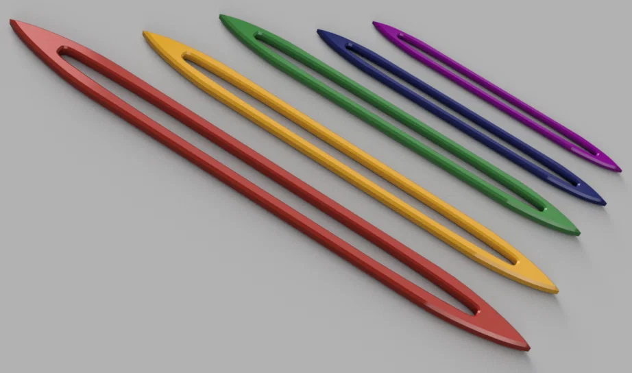 Bộ 5 cây kim khâu len (Finishing needles) đa năng cho người đam mê móc - Image 2