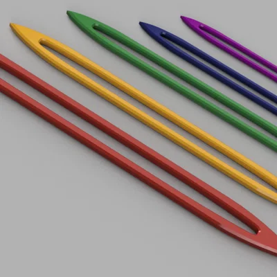 Bộ 5 cây kim khâu len (Finishing needles) đa năng cho người đam mê móc