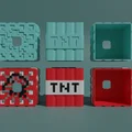 Hộp đựng giấy ăn mô hình Minecraft TNT sáng tạo cho game thủ - Thumbnail 2