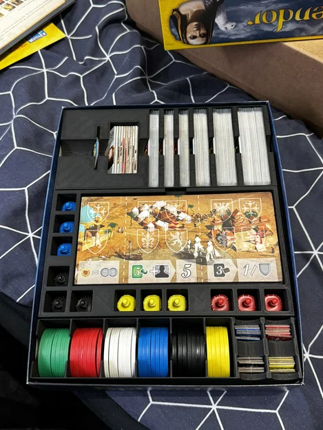 Bộ insert in 3D chuyên dụng cho board game Splendor và bản mở rộng - Image 1