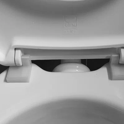 Bản lề nắp bồn cầu (WC/Toilet Seat) – bộ full trái/phải, ê-cu & bu-lông