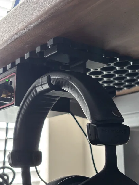 Móc treo tai nghe gắn gầm bàn tiện lợi - Phụ kiện tối ưu không gian - Image 2