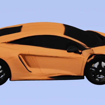 Mô hình siêu xe Lamborghini Aventador in 3D chất lượng cao