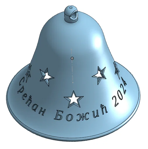 Đồ trang trí Noel “Chuông” 2024 (nhiều ngôn ngữ) - Image 13