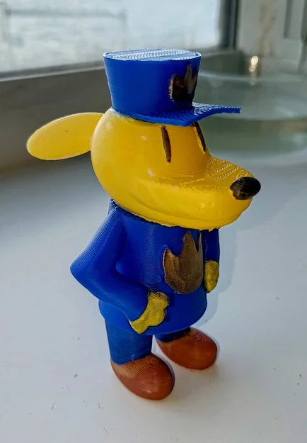 Mô hình 3D Dog Man đáng yêu: Tượng trang trí cực chất cho fan nhí - Image 1