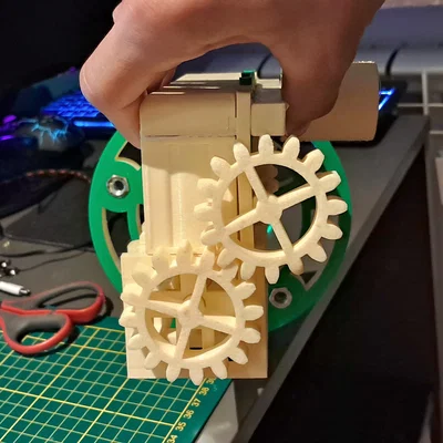 Mô hình động cơ chân không I4 in 3D độc đáo