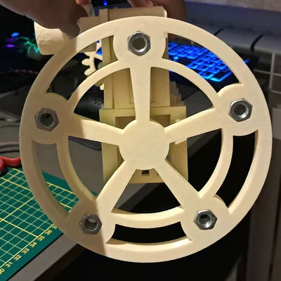 Mô hình động cơ chân không I4 in 3D độc đáo
