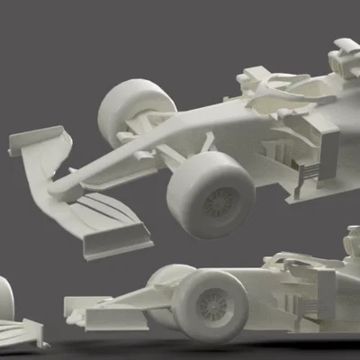 Mô hình 3D xe đua F1 Mercedes W11 2020 đẳng cấp