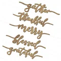 Bộ Thẻ Tên Đặt Đĩa (Thankful, Blessed, Grateful, Gather, Merry) - Thumbnail 1