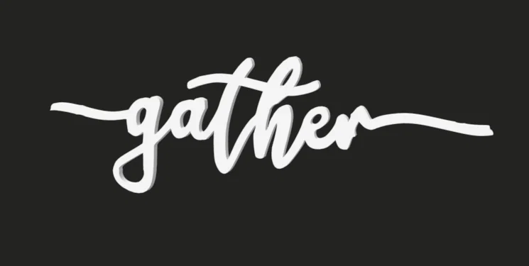 Bộ Thẻ Tên Đặt Đĩa (Thankful, Blessed, Grateful, Gather, Merry) - Image 2