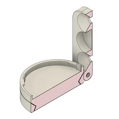 Giá treo tường print-in-place xoay/nghiêng cho Xiaomi Aqara RTCGQ11LM (Motion Sensor)