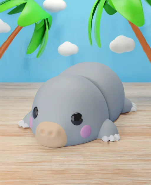 Móc Khóa Flexi Mole (Đơn Sắc) - Image 1