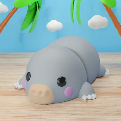 Móc Khóa Flexi Mole (Đơn Sắc)