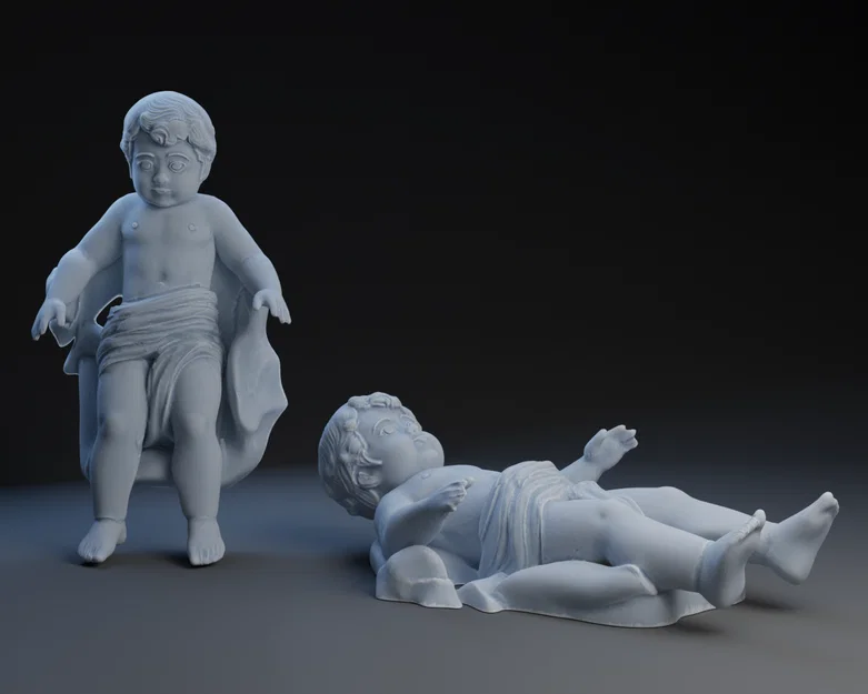 Mô hình 3D Chúa Hài Đồng trong máng cỏ cho mùa Giáng Sinh - Image 2