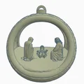 Mô hình treo trang trí Giáng sinh Nativity Scene tinh xảo - Thumbnail 1