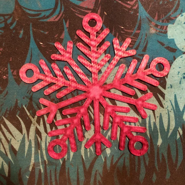 Mẫu bông tuyết trang trí Noel (Snowflake Ornament #1) - File in 3D - Image 1