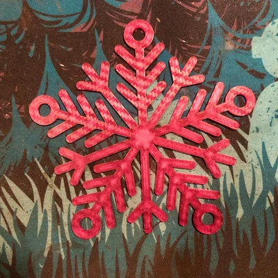 Mẫu bông tuyết trang trí Noel (Snowflake Ornament #1) - File in 3D