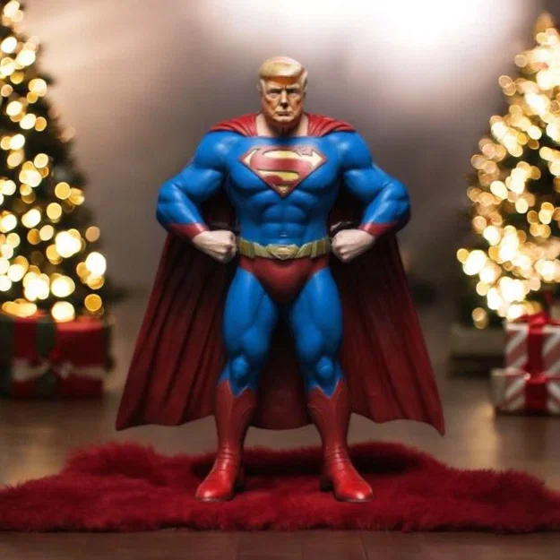 MR SUPERMEN DONALD J. TRUMP - Mẫu 3D in được - Image 1