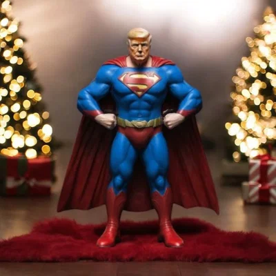MR SUPERMEN DONALD J. TRUMP - Mẫu 3D in được