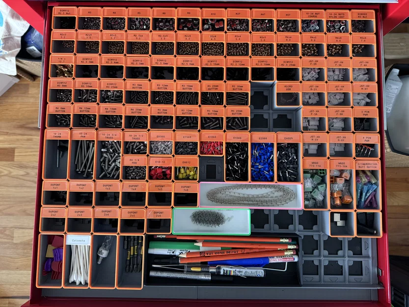 Khay Gridfinity 5U cao (1x1 đến 5x5) - Image 1