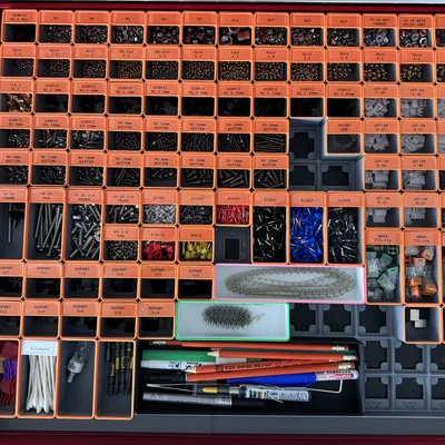 Khay Gridfinity 5U cao (1x1 đến 5x5)